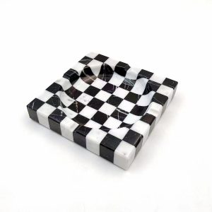 南威石材-棋盘格烟灰缸