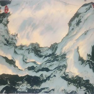 鹏翔石材城-山水画SH-801