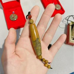 泰山石天珠挂链