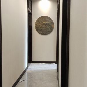 泰山风水石-泰山石玄关案例