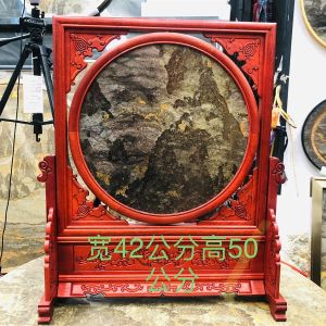 泰山风水石-泰山石画