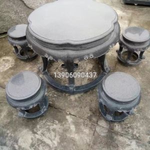 天魁园林石雕工程有限公司-石桌椅
