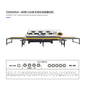 泉州市鑫飞达机械有限公司-DWM2541-80型12头卧式变形金刚磨边机