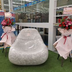 蓝冰灰椅子