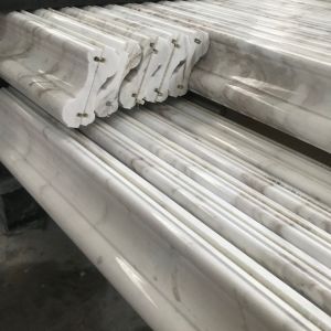 福建赛珂石业有限公司-爵士白线条白色大理石门套线条