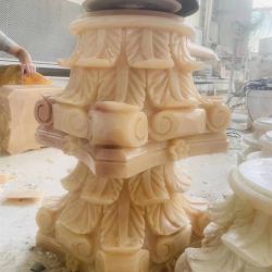 天然玉石 罗马柱栏杆 工艺品厂家直销