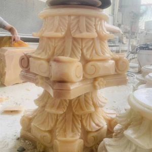 玉中龙 别墅精加工厂-天然玉石 罗马柱栏杆 工艺品厂家直销