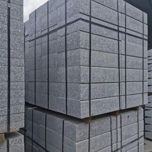 兴满、建良石材-芝麻灰路沿石