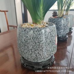 石艺花盆