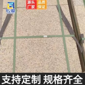 虾红路沿石 盲道石