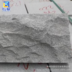 麻城市磊石石材厂-芝麻灰633蘑菇石 地漏石 拉槽面