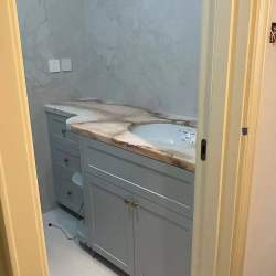烟粉台面