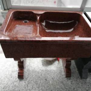 四达石艺-龙红精品洗衣池