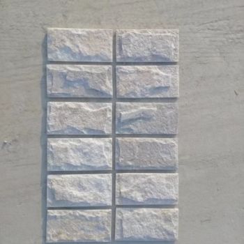 金丝白玉蘑菇石
