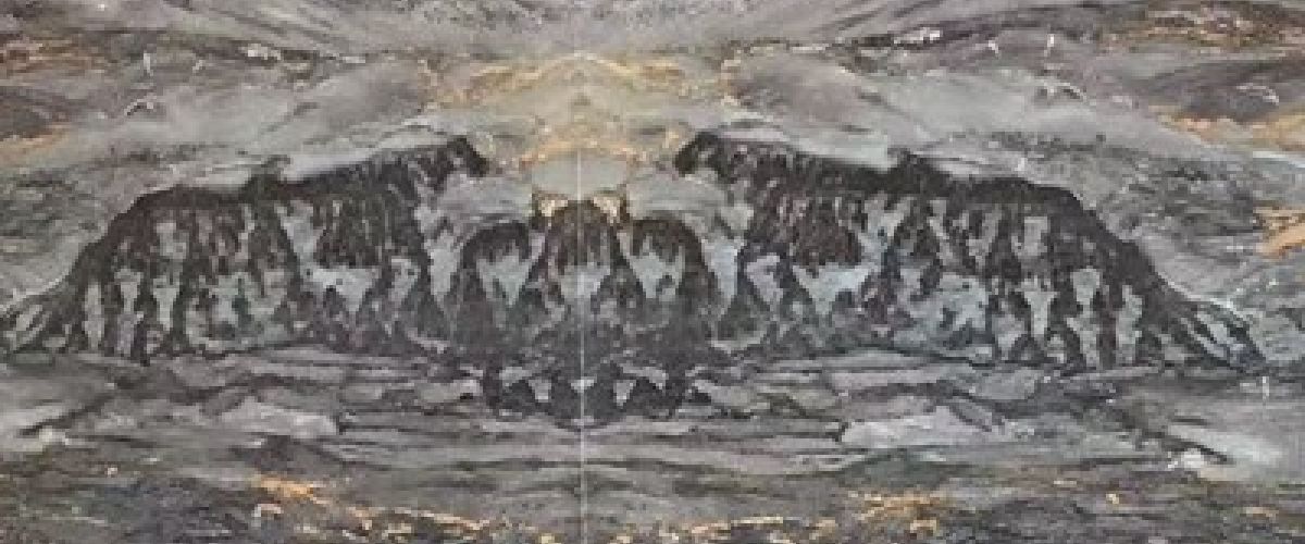 泰山天然石画大理石